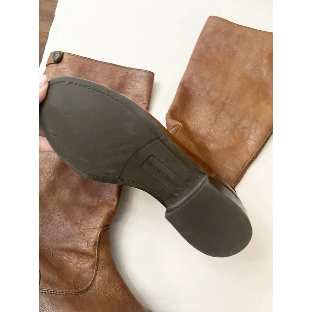 ARTURO CHIANG Brown Ombre Fierce Riding Boots 8.5 Tall